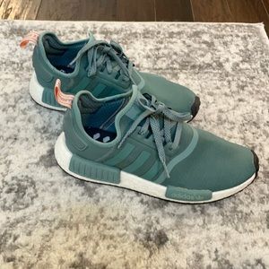 Mint and pink Adidas NMD